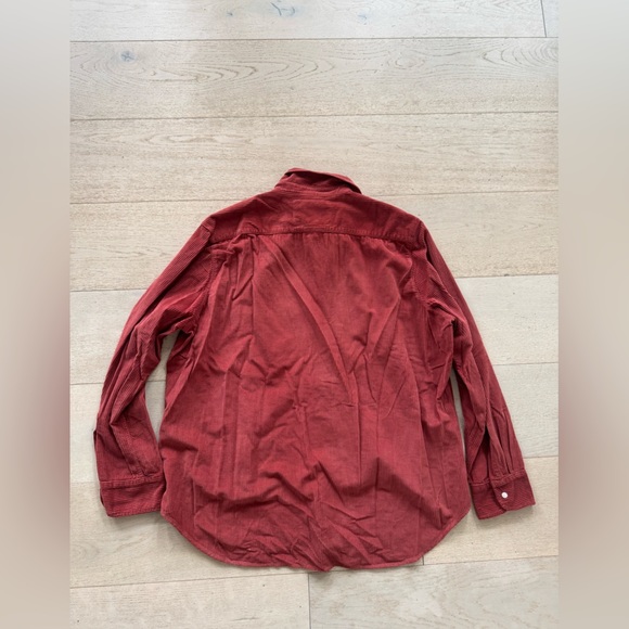 FRANK & EILEEN eileen relaxed fit Cord Shirt in spice XL - Picture 8 of 12